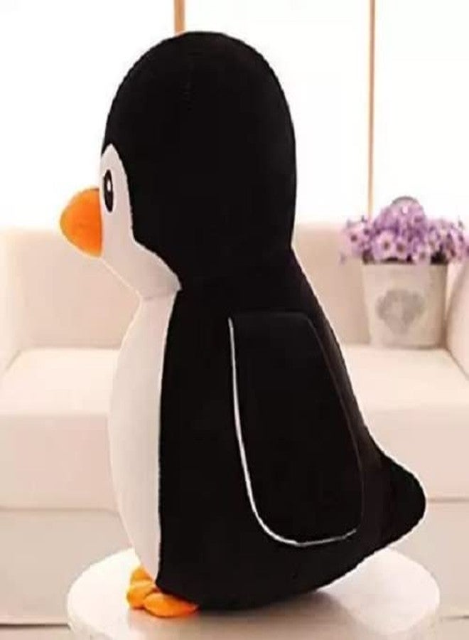 Fun4you - Penguin Soft Toy for Kids - Cute Plush Animal Stuffed Toy, Baby Cuddly Toy for Boys & Girls, Washable & Huggable Soft Toy, Perfect Birthday & Return Gift Home Decor(Black Color) - Image 2